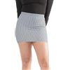 Pretty Fashion Minigonna a tubino aderente, minigonna elasticizzata estiva, minigonna corta elasticizzata, disponibile in diversi colori, taglie forti dalla 40 alla 54, Dogtooth, 40-42