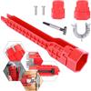 Ceeyoll 8 in 1 Multifunzione Chiave per Rubinetto Sottolavello， Chiave Strumento ne,Multifunzionale Acqua Tubo，Handle Sink Wrench,Strumento Idraulico, per Rubinetto Lavello per Lavandino Cucina.