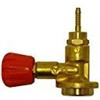 OXYTURBO RUBINETTO RIDUTTORE GAS PER CANNELLO TURBO SET 90 e 30 CON ATTACCO 7/16 UNIVERSALE EUROPA PER BOMBOLE USA E GETTA GAS PROPANO