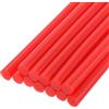 QUARKZMAN Mini Stick Colla a Caldo per Pistola Colla a Caldo 11mm x 100mm Rosso Scuro 12pz
