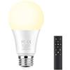 GRV Lampadina LED intelligente E26 A60 da 9 W con telecomando da 2,4 GHz, lampadine a LED che cambiano colore, dimmerabili continuamente 3000 K-6500 K, equivalente a una lampadina a incandescenza da