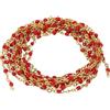 PATIKIL 2m/6.6 Piedi Inox Acciaio Cavo Catena, Oro Collegamento Catena Smalto Perle Satellite per gioielle Creazione Fai-da-Te Collana Braccialetti Accessori, Rosso
