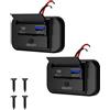 Sanicata Presa USB C per Camper 12V, Sanicata Doppia USB per Caricabatteria da Auto con Interruttore ON/OFF, PD e QC3.0 12V Pannello Presa di Ricarica Adattatore per Caravan, Auto, Camion, Golf Cart