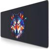 TITANWOLF CSL - Tappetino per mouse XXL 900 x 400 - Office Mousepad - controllo preciso del mouse migliora la velocità e la precisione - Tenuta stabile - Lavabile - Sottomano per ufficio e casa
