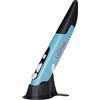 Lychee Mouse Penna Wireless,2.4GHZ Ottico Wireless Optical Mini Pen Mouse con Receiver USB 500/1000 DPI Regolabile per Windows 2000/XP/Vista/7 Linux Mac Sistema Operativo Android (Blu 01)