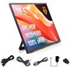 LUCKFOX 18.5 Portable Monitor with Stand - Plug and Play Ultra Thin/Light USB-C HDMI Second Monitor 1080P FHD 178° Viewing 120Hz Dual-Track HiFi Speaker for Raspberry Pi/Jetson/PC/Game Console/Phone