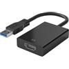 Mindorlen Adattatore da USB a HDMI per monitor Windows 11/10 / 8, convertitore HDMI USB per computer portatile Mac MacBook pro, USB 3.0 USB 2.0 cavo HDMI più monitor per PC TV