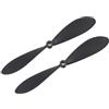 QUARKZMAN 2pz Eliche Rc 5045 Lama Elica 2 Pale 12.7cm Dia Nylon per Sostituzione Elica Quadcopter per Aerei Rc, Nero