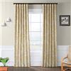 HPD Half Price Drapes Tende oscuranti stampate per camera da letto e soggiorno, 1 pannello, 1 pannello, BOCH-KC16072C-120, Tea Time Yellow Gold