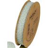Halbach Seidenbänder Teddy - Nastro decorativo in tessuto, larghezza: 20 mm, lunghezza: 10 m, per fai da te e cucire, colore: verde salvia