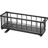 YAMAZAKI 5069 TOWER Wire Dish Drainer Slim, black, Steel/ABS Resin/Polypropylene/Silicone, 57.5 x 16 x 18.5 cm