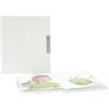 Deknudt Frames S65BP1-24-15.0X20.0 - Album Fotografico per 24 Foto, con Copertina in Ecopelle, 25 x 20 x 1,5 cm, Colore Bianco