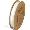 Halbach Seidenbänder Teddy tessuto decorativo | Larghezza: 20 mm Lunghezza: 10 m | Nastro in pelliccia sintetica per fai da te e cucito, colore: bianco
