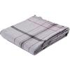 Biederlack Conny Coperta a Quadri, Misto Cotone, Argento, A Una Piazza E Mezza, 170x130x1 cm