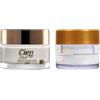 Cien Confezione 2 - Cento Gold - Crema Viso Giorno 50 ml. + Crema Viso Notte 50 ml. Anti-rughe Gold Idratante 24K Rigeneratore Cecular Effetto Rinnovatore. Confezione 2