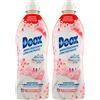 Deox - Ammorbidente Lavatrice Concentrato, Capi Morbidi e Profumati, con Tecnologia Fresh Protection, Fragranza Fiori Giapponesi, 45 Lavaggi x 2 Confezioni