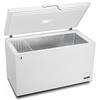 METRO Professional Congelatore a pozzetto GHF2400, acciaio/alluminio, 136.5 x 73.5 x 83.5 cm, 130 W, 1 cestello, illuminazione a LED, con serratura, bianco (400 L)