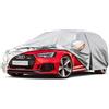 Kayme Telo Copriauto da Esterno Station Wagon, Compatibile con Audi A4 Avant (2004-2025), Copertura a 6 Starti per Impermeabile Anti UV Anti Vento Antipolvere, Telo Copri con Cerniera e in Cotone.