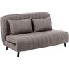 AC Design Furniture Marko Divano Letto, Legno, Marrone, H: 82 x B: 150 x T: 200 cm