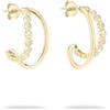 Tamaris orecchino a cerchio TJ-0610-E-21 925er argento IP oro