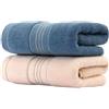 DAWOOWF Confezione da 2 asciugamani Basics, 34 x 70 cm, asciugamani per ospiti, 100% cotone, super morbidi e molto assorbenti, set di asciugamani decorativi per palestra, doccia, hotel, spa (blu +