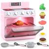 PLAY Forno Giocattolo Elettrodomestici Cucina per Bambini, Accessori Cucina Bambini con Forno, Giocattoli Alimentari, Pentole, Luci e Suoni Realistici, Set di Cucina Giocattolo per Bambini da 3+ Anni