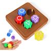 JunMallko Set di Giochi Gonggi, Gioco Tradizionale Coreano, Gioco Coreano Gonggi, Gioco di Cattura Delle Pietre, Adatto a Bambini e Adulti per Giocare e Coordinare L'allenamento (Con base)