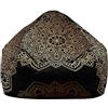 Mateju Pouf Poltrona a Sacco, Mandala 3D Pouf Letto Singolo Morbido, Pouf Sacco di Fagioli Senza Riempimento, Pouf Poltrona di Fagioli per Adulti e Bambini, per Interni Esterni (Oro,L)