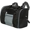 Trixie 2882 Connor - Zaino per trasporto cane/gatto, Poliestere, Nero/grigio, 42 × 29 × 21 cm