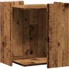 vidaXL Recinto Lettiera Gatti Grigio Sonoma 60x40x40 cm in Truciolato, mobili per lettiera per gatti, mobili per lettiera, mobiletto per lettiera per gatti