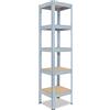 shelfplaza® 180x50x50cm PRO Scaffale metallo per carichi pesanti zincato con 5 ripiani con 200kg capacità di carico/Scaffali in metallo per garage come scaffali per ripostiglio o officina