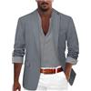 riou Blazer da Uomo Slim Fit Formale Giacca da Abito con Un Bottone Suit Jacket Giacca Elegante Formale Giacche Blazer Uomo Invernale Cappotto Leggera Casual per Ufficio Business Matrimonio Feste