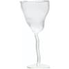 Seletti calice vino Classics on Acid NYE in vetro trasparente Ø8.5x19.5cm