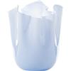 Venini vaso Fazzoletto Lattimo Iceberg 20x24cm