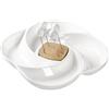 Brandani antipastiera Girella con 4 forchettine 24x24cm