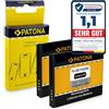 PATONA 2X Batteria EB-F1A2GBU Compatibile con Samsung Galaxy S2 Galaxy S II Plus Galaxy R i9050 i9100 i9103 i9108