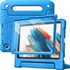 JETech Custodia Bambini per Samsung Galaxy Tab A8 10,5 Pollici 2021 (SM-X200/X205/X207) con Pellicola Prottetiva Integrata, Protezione Tablet Cover per Antiurto con Supporto (Blu)