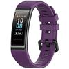 tecinity Cinturino Compatibile con Huawei Band 4 PRO/3 PRO/3, 19mm Silicone Cinturini per Huawei Band 3 (Viola)