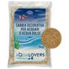 Aqualovers Sabbia decorativa per acquari d'acqua dolce Quarzo Aqualovers - 5 Kg - Ambra - 1° ORDINE? scegli lo sconto BZR5 / BZR20 + 200 punti fedeltà