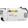 Yctze Fotocamera Digitale D90 1080P 16MP con Schermo Ruotabile da 2,4 Pollici, Videoregistratore HD con Zoom 16X, Luce di Riempimento e connettività USB (WHITE)