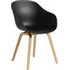 Hay - Poltrona About a chair - Nero - Polipropilene riciclato - Designer Hee Welling