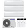 Samsung CONDIZIONATORE SAMSUNG WINDFREE AVANT S2 TRIAL SPLIT 7000+9000+9000 BTU INVERTER R32 AJ052 A++ WIFI