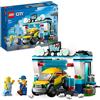 LEGO City Autolavaggio, Gioco per Bambini e Bambine di 6 Anni, Set con Spazzole Rotanti, Macchina Giocattolo e 2 Minifigure, Piccola Idea Regalo 60362