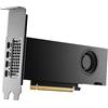 PNY NVIDIA RTX 2000 Ada Generation 16GB GDDR6 PCI Express 4.0 Dual Slot, Low Profile 4X MiniDisplayPort, 8K Support, Ventola ultra attiva