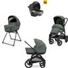Inglesina Trio system4 aptica xt darwin taiga green + t. Nero - inglesina
