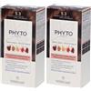 Phyto Paris PHYTO Color Kit 5,3 Castano Chiato Dorato - Risparmia il 10% con codice: phyto0626 2x1 pz Set