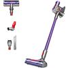 Dyson Scopa elettrica Dyson V8 Origin Aspirapolvere a bastone 2 in 1 Batteria Secco 425 W Viola, Argento (St?vsuger - ledningsfri pind/h?ndhol) [400394-01]