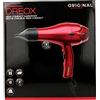 Sibel SINELCO FRANCE Original Dreox - Asciugacapelli Ac Rosso Metallico, 2000 W