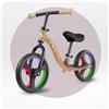 MoMi Bicicletta Senza Pedali Balance Bike con Led ISOKA Beige