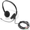 Digitus Cuffie Digitus Ufficio/call center Con vavo riduzione del rumore 1.95m Nero [DA-12202]